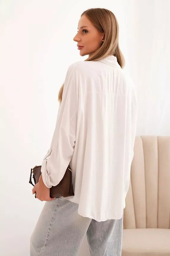 Moteriški rusvos spalvos marškiniai Lens