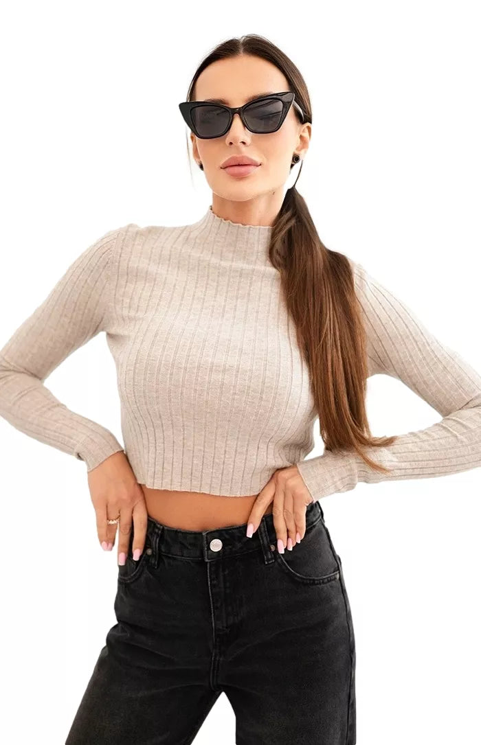 Moteriška rusvos spalvos palaidinė Belin