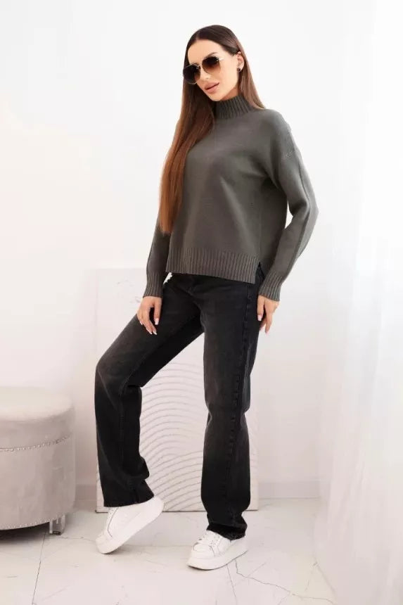 Moteriškas chaki spalvos megztinis Soni