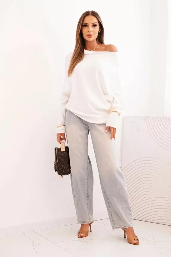 Moteriškas baltas megztinis Anit