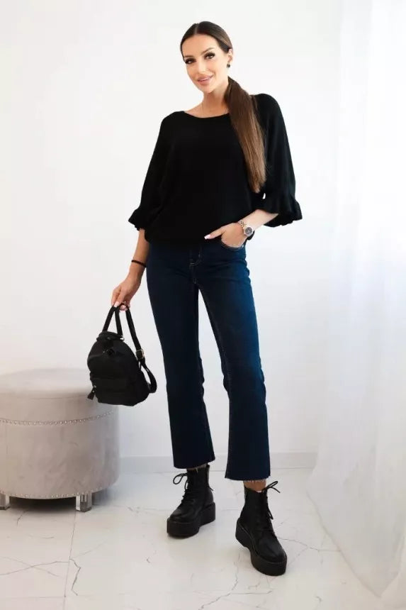 Moteriškas juodas megztinis Avril