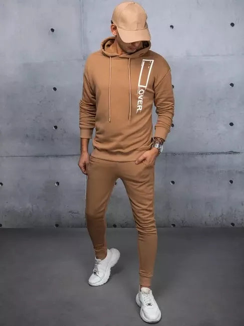 Vyriškas rudos spalvos komplektas Over