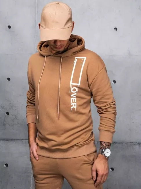 Vyriškas rudos spalvos komplektas Over