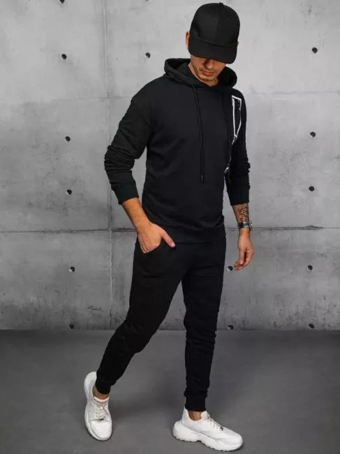 Vyriškas juodos spalvos komplektas Over