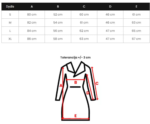 Juodos spalvos moteriška striukė Emil