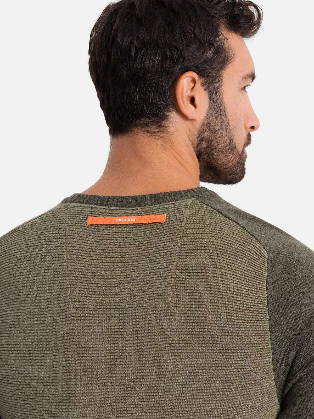 Vyriškas chaki spalvos megztinis Rox