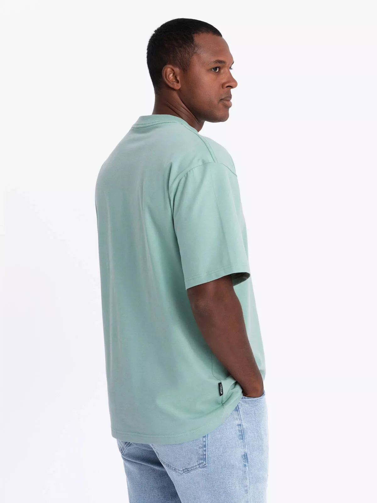 Vyriški mėtos spalvos marškinėliai Doman