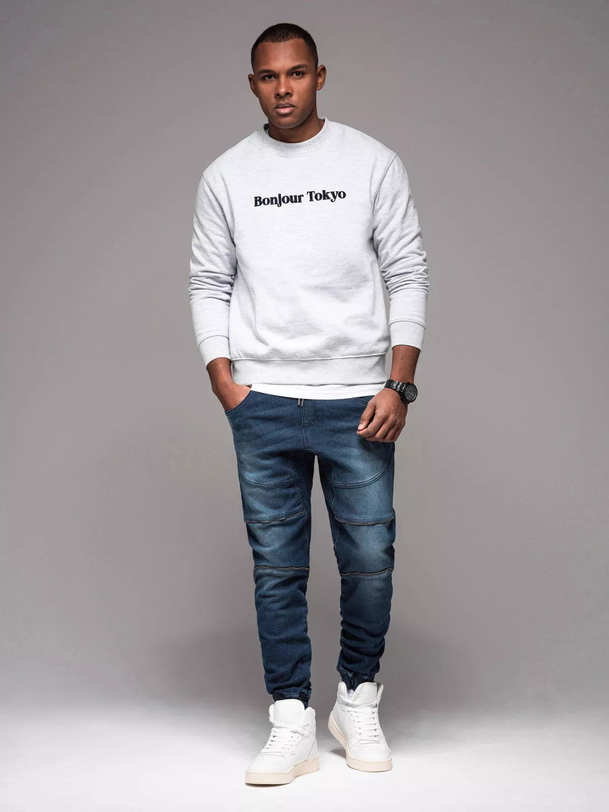 Vyriški mėlyni jogeriai Adren