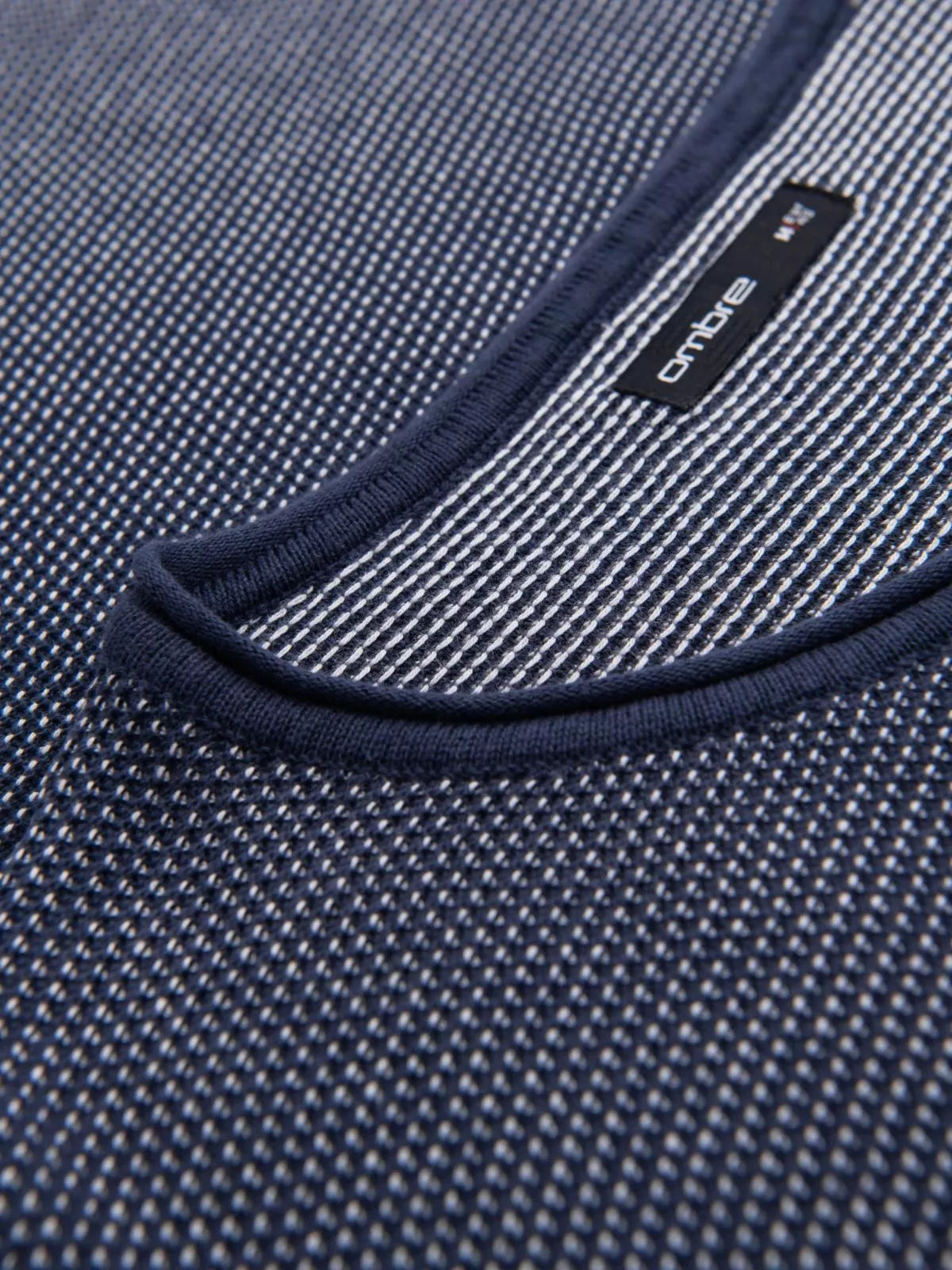 Vyriškas tamsiai mėlynos spalvos megztinis Oman