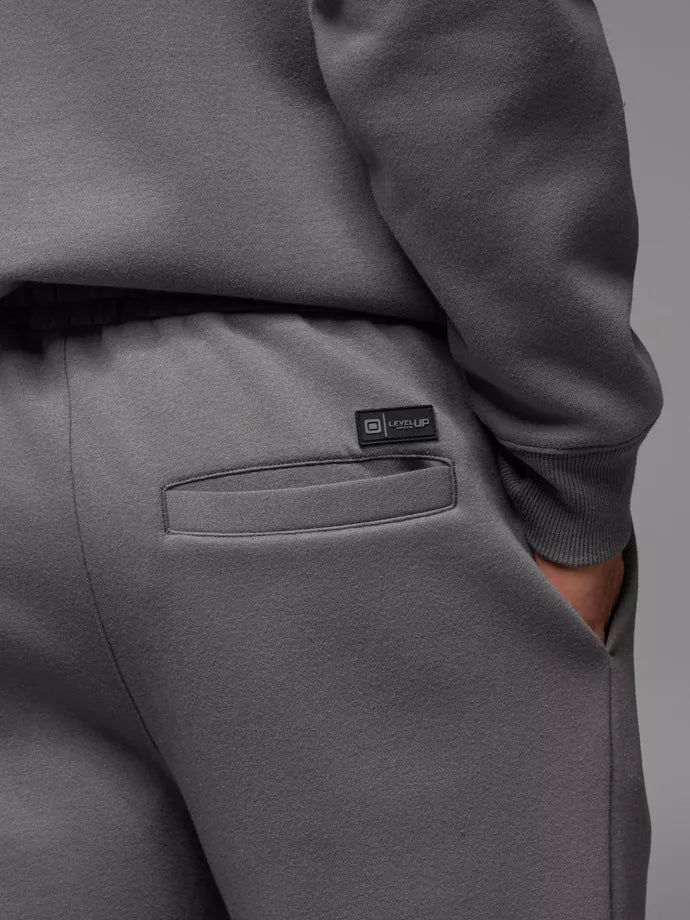 Unisex laisvalaikio tamsiai pilkos kelnės Argan