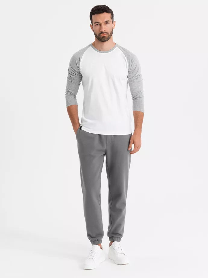 Unisex laisvalaikio tamsiai pilkos kelnės Argan