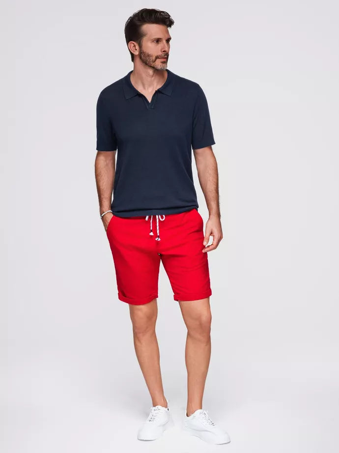 Vyriški tamsiai mėlyni polo marškinėliai Mark