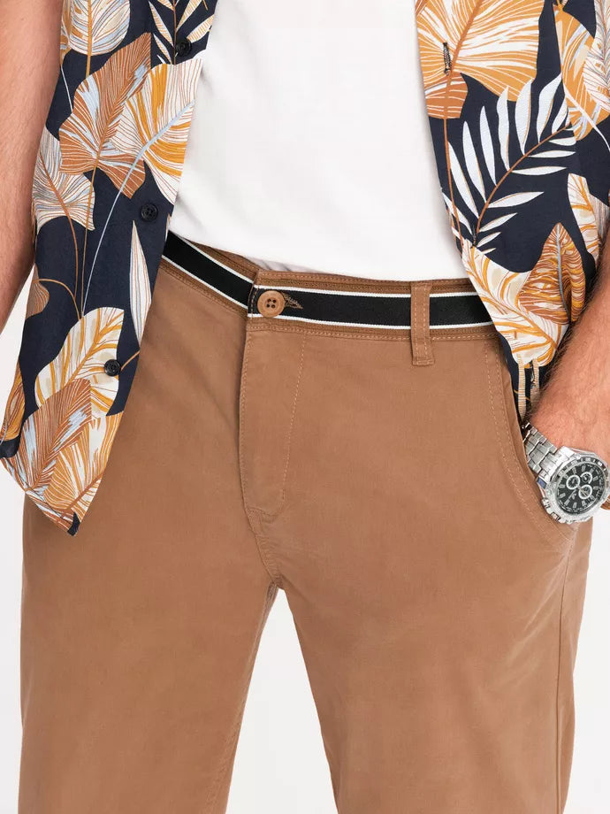 Vyriškos rudos spalvos kelnės Adam