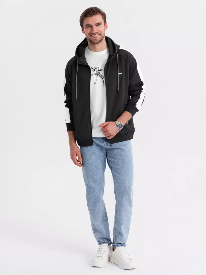 Vyriškas juodas džemperis Dan