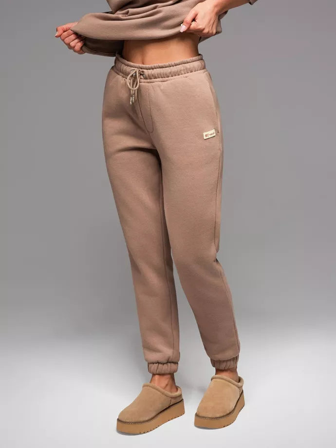 Unisex laisvalaikio kostiumas rudos spalvos Couple