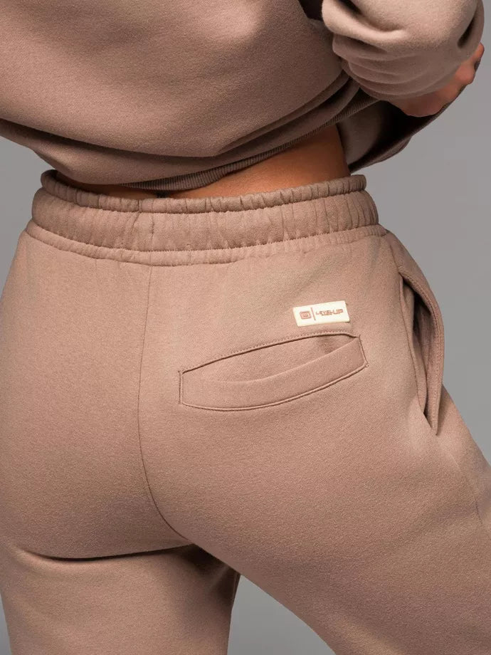 Unisex laisvalaikio kostiumas rudos spalvos Couple