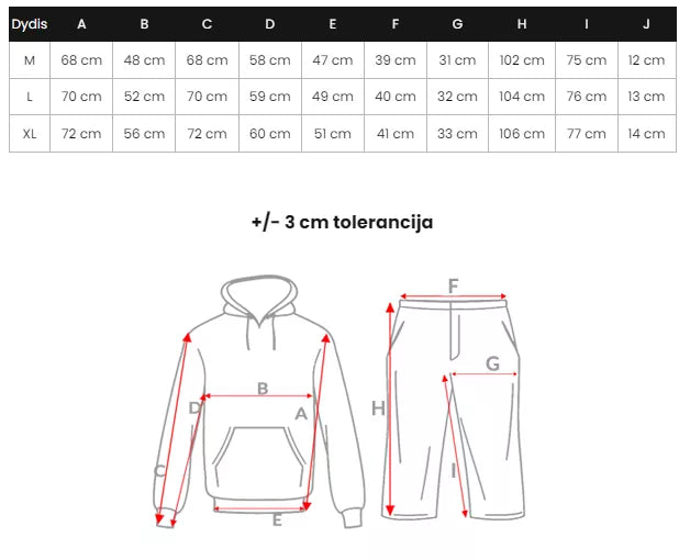 Juodas vyriškas sportinis kostiumas Armin