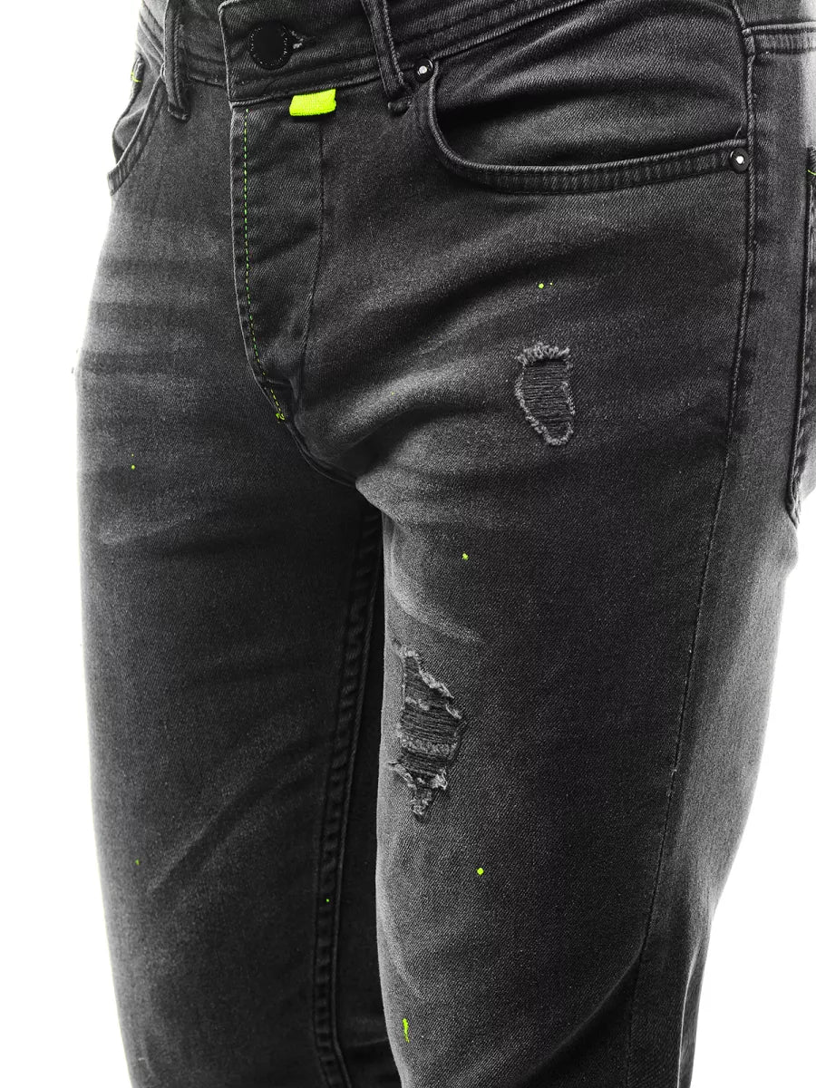 Juodi vyriški džinsai