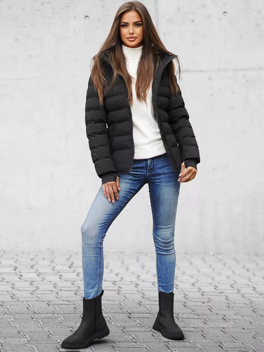 Juoda moteriška striukė Jena