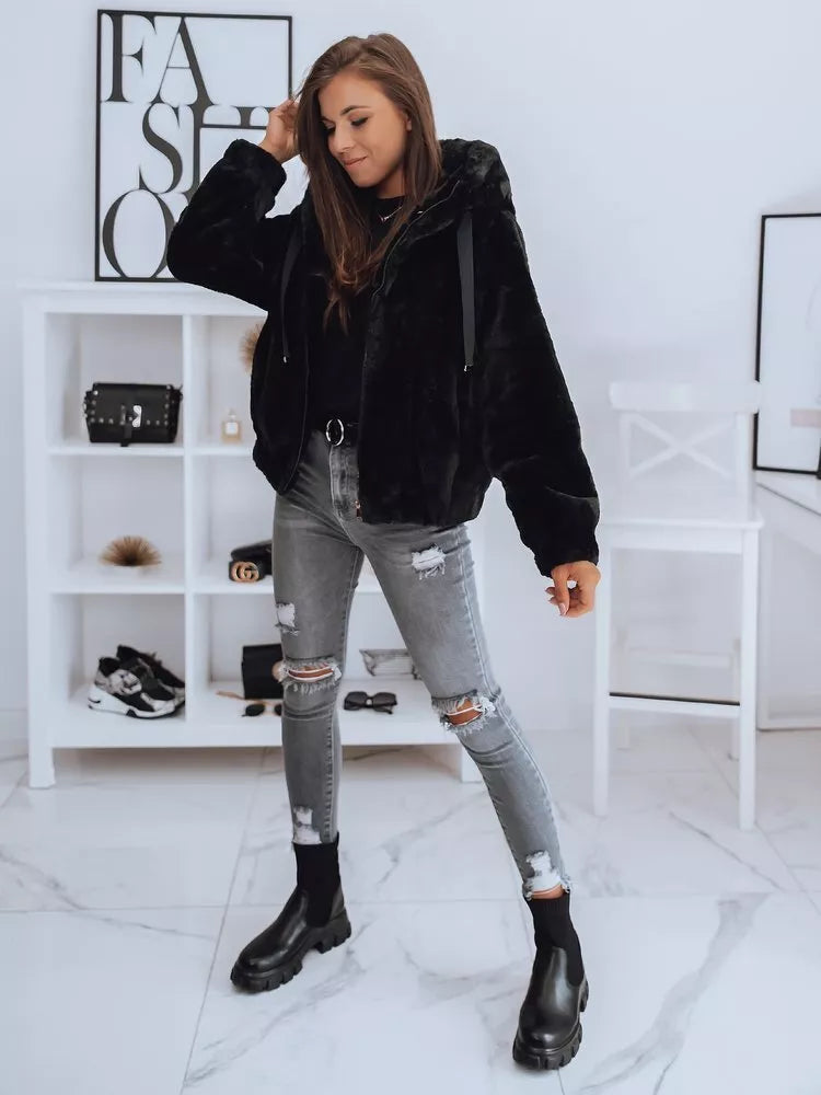 Juoda moteriška striukė Fresona