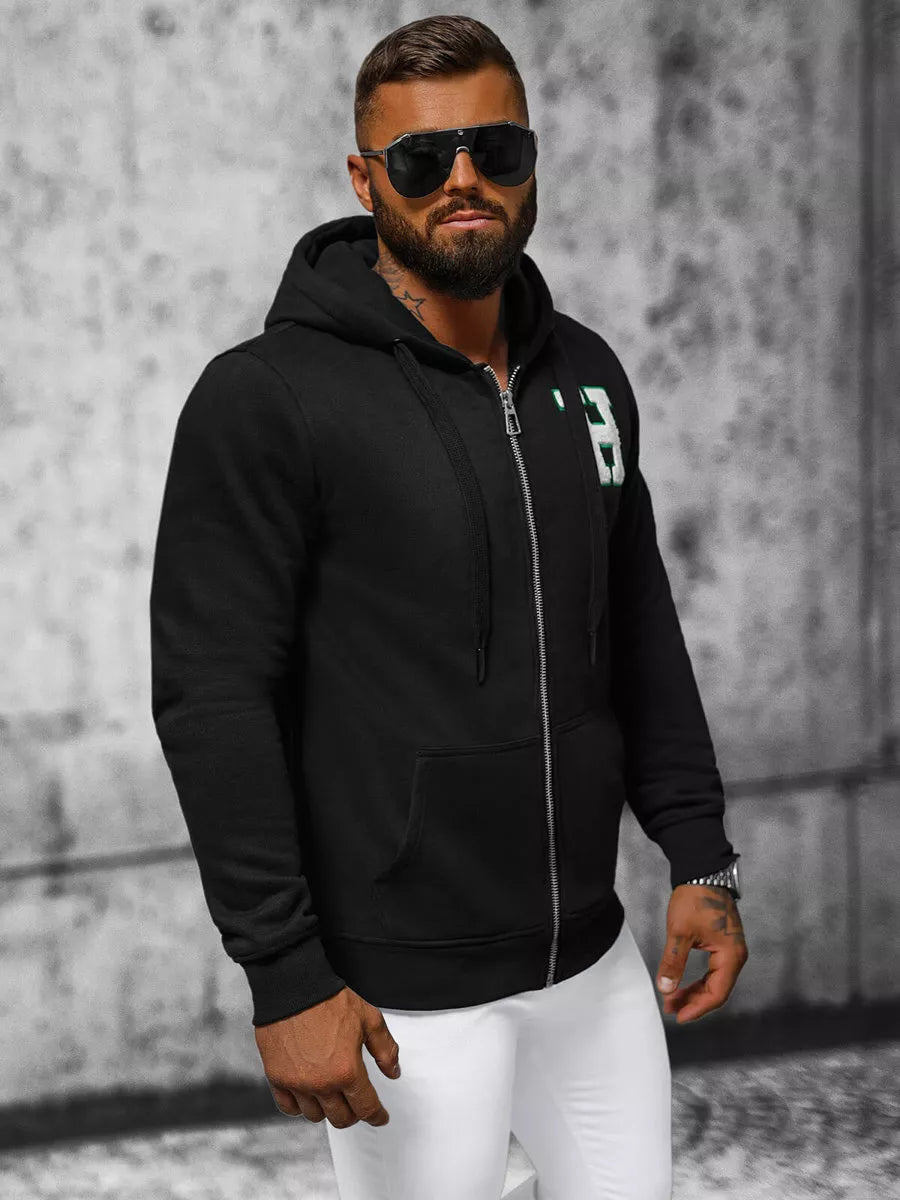 Juodas džemperis Harol