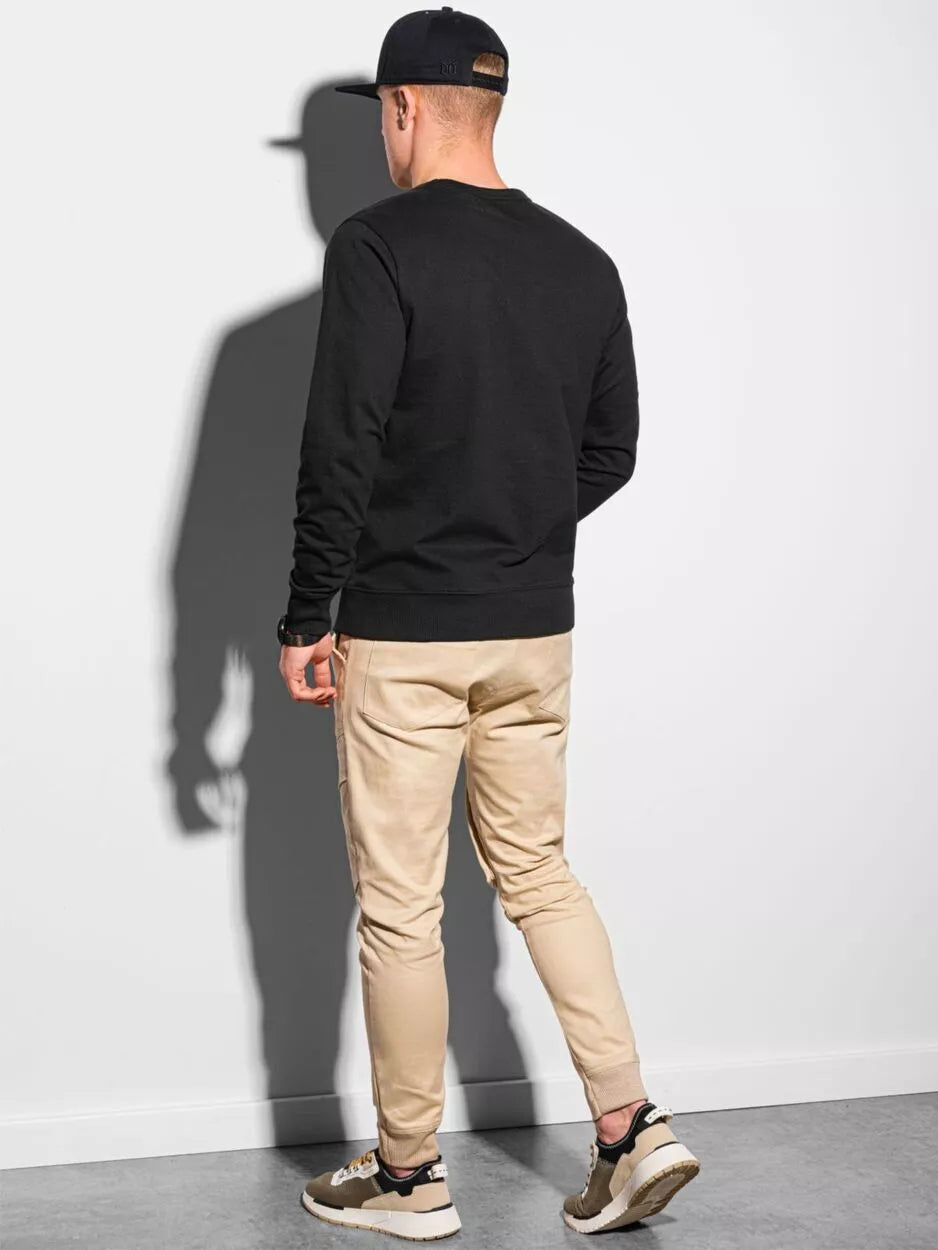 Juodos spalvos džemperis No ProbLlama