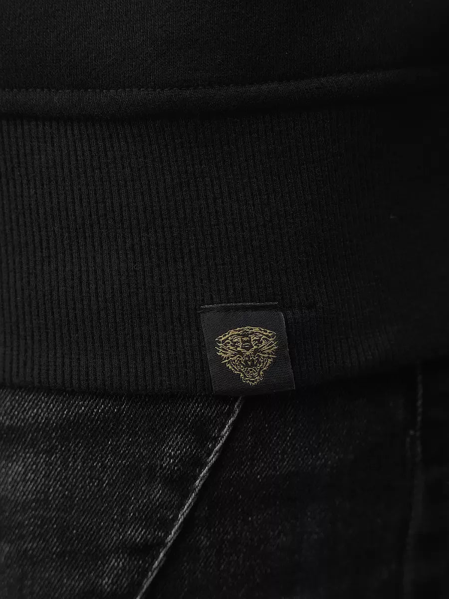 Juodos spalvos vyriškas džemperis Handma