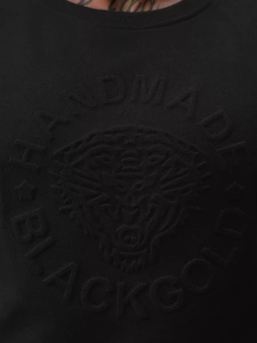 Juodos spalvos vyriškas džemperis Handma