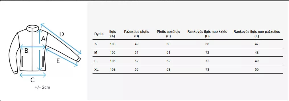 Moteriška dygsniuota striukė Mensi