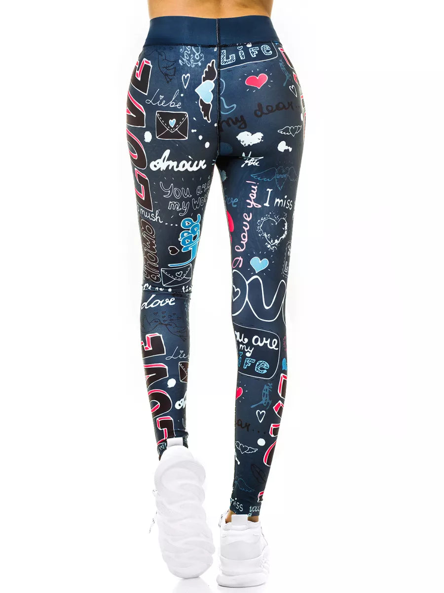 Moteriški indigo spalvos antblauzdžiai Amor