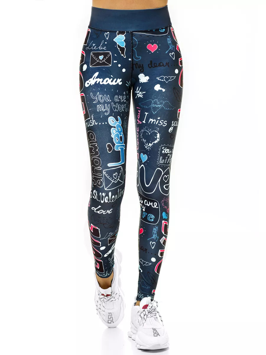 Moteriški indigo spalvos antblauzdžiai Amor