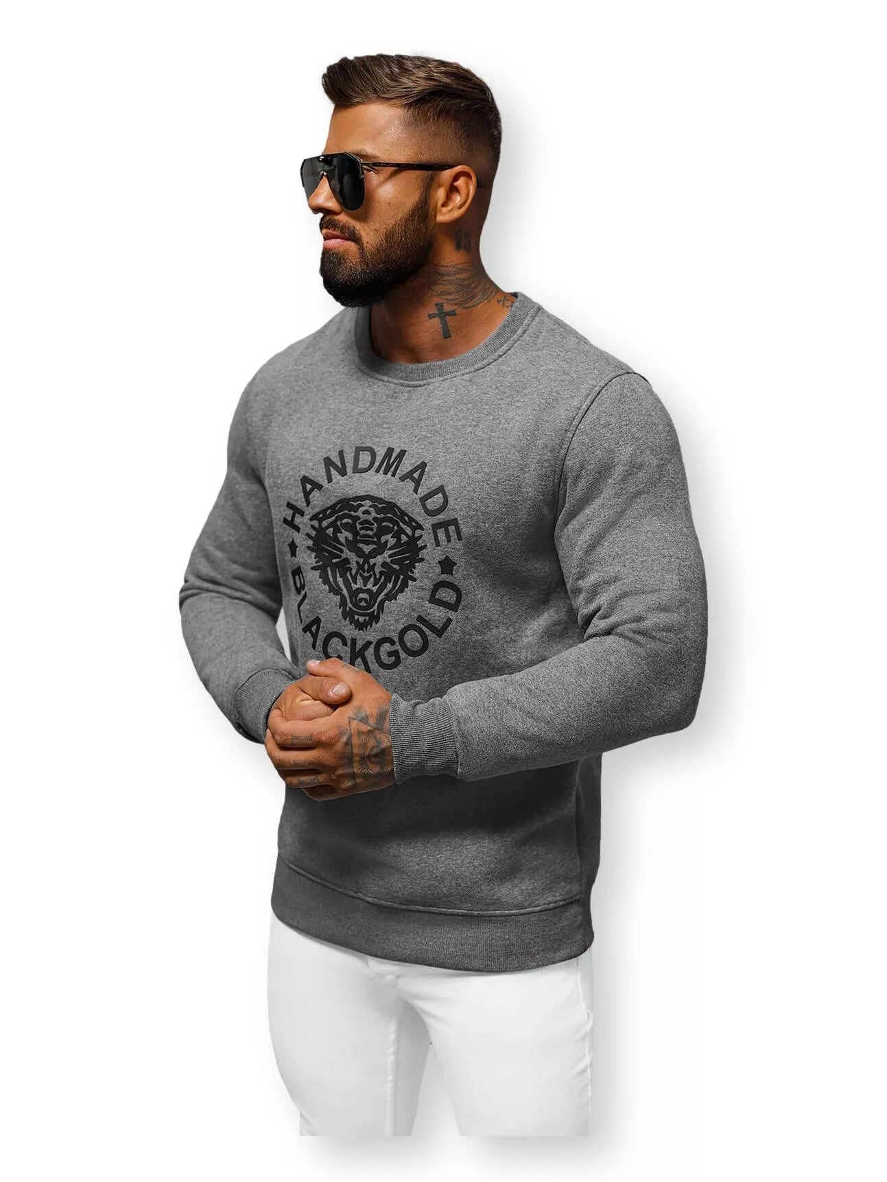 Pilkas džemperis Adma