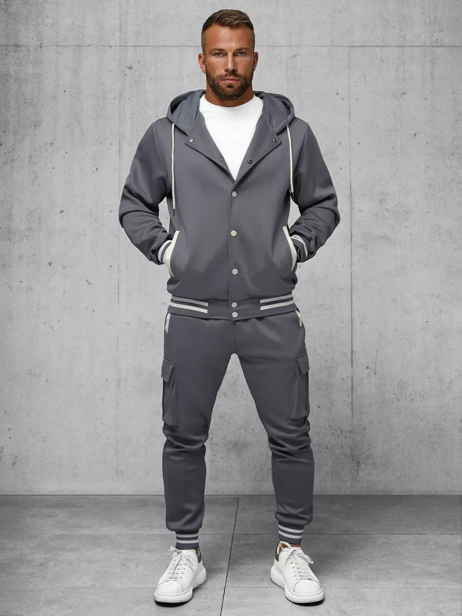 Pilkas vyriškas komplektas Ivan