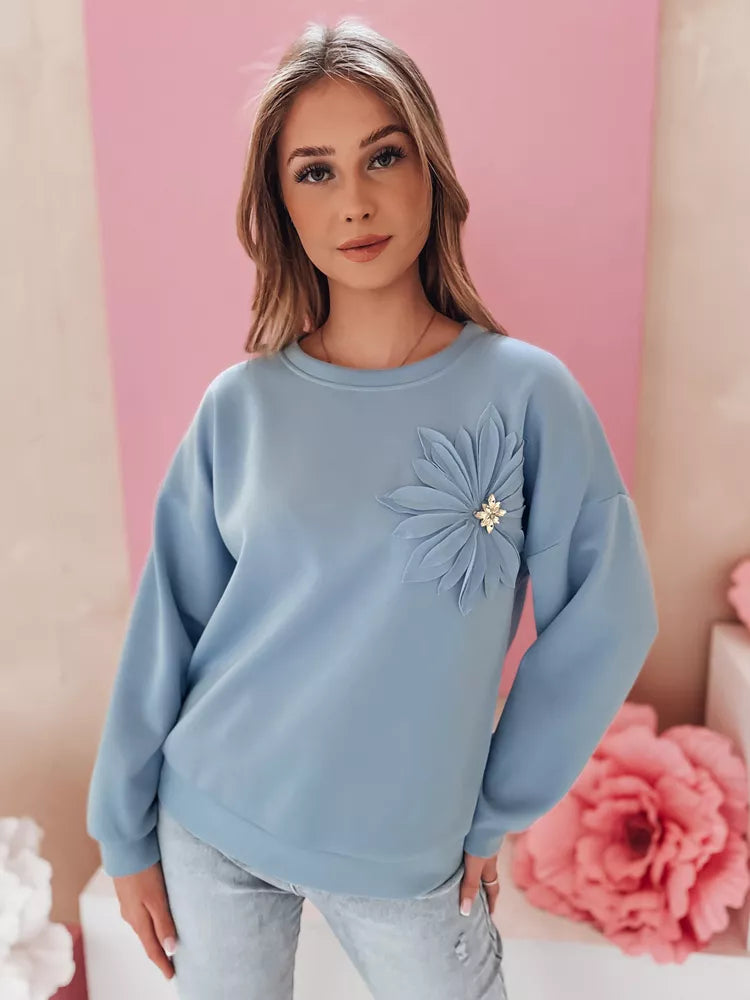 Moteriškas mėlynas džemperis Flori