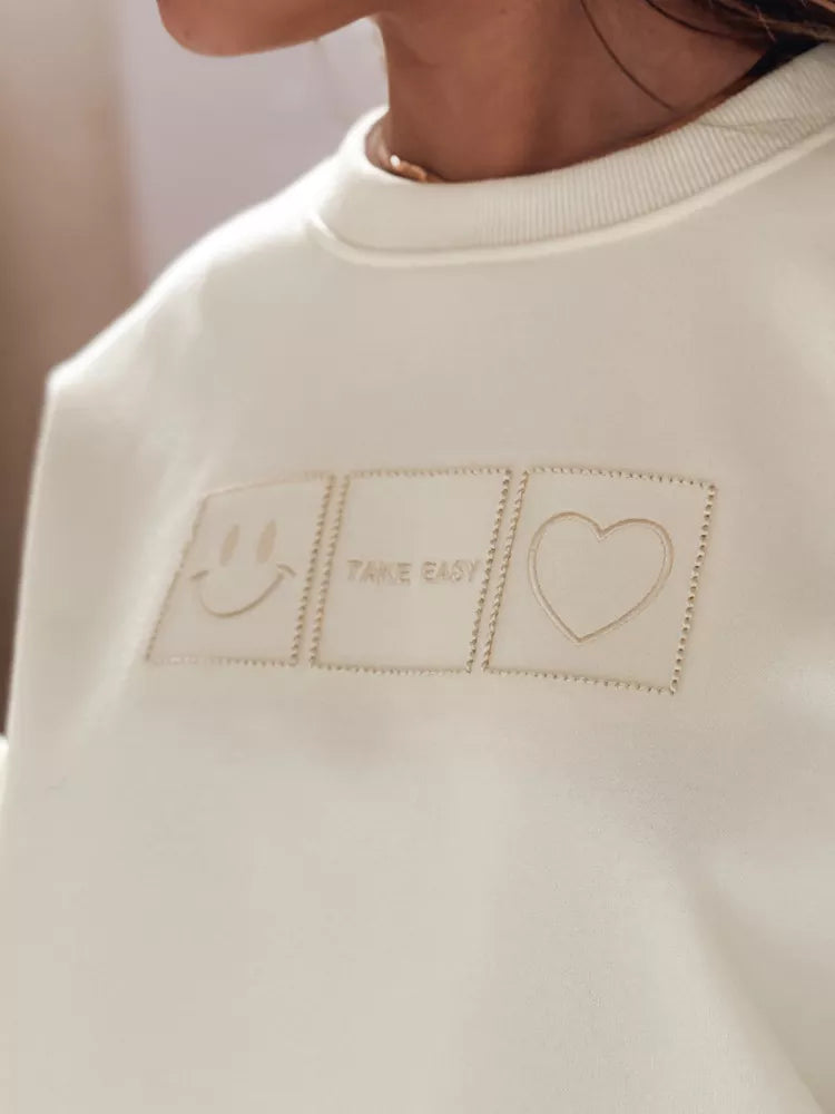 Moteriškas gelsvos spalvos džemperis Easy