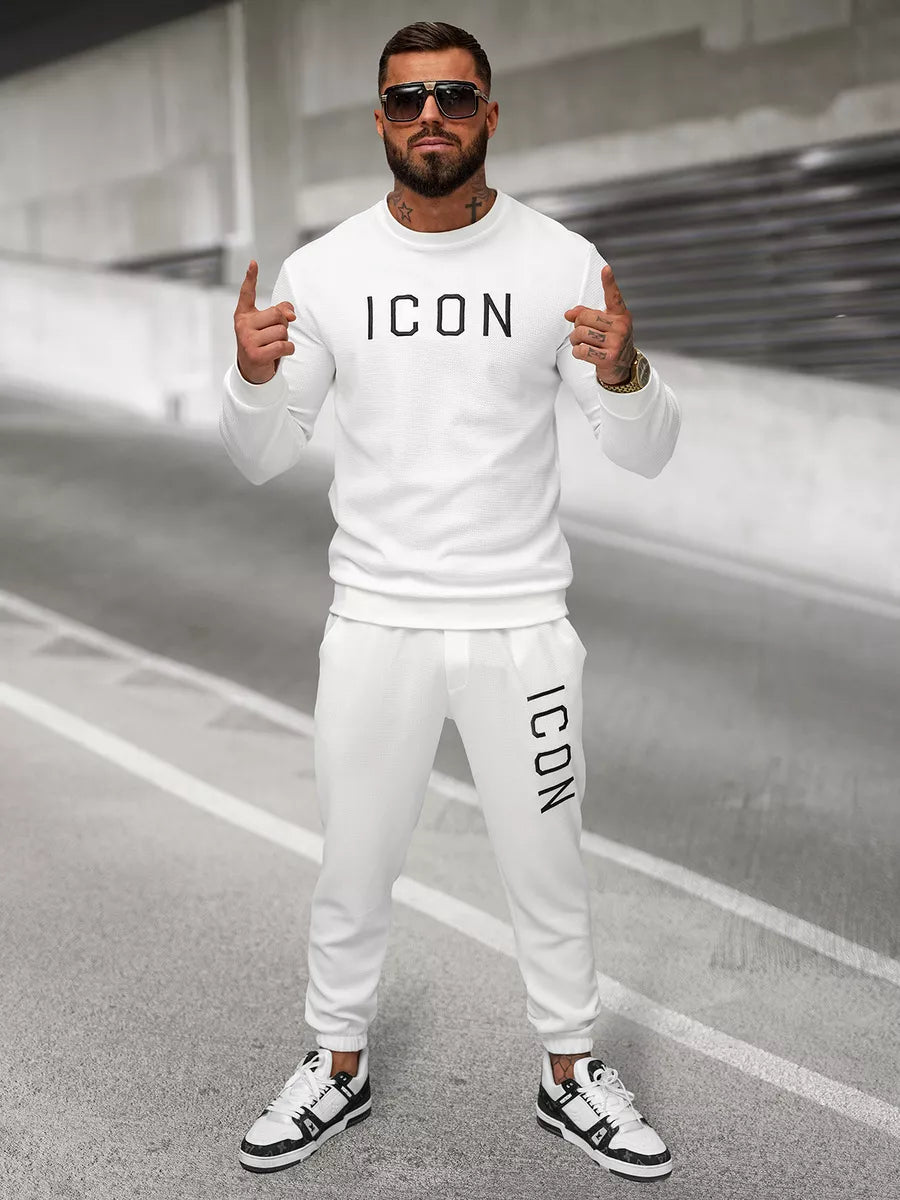 Vyriškas baltas džemperis Icon