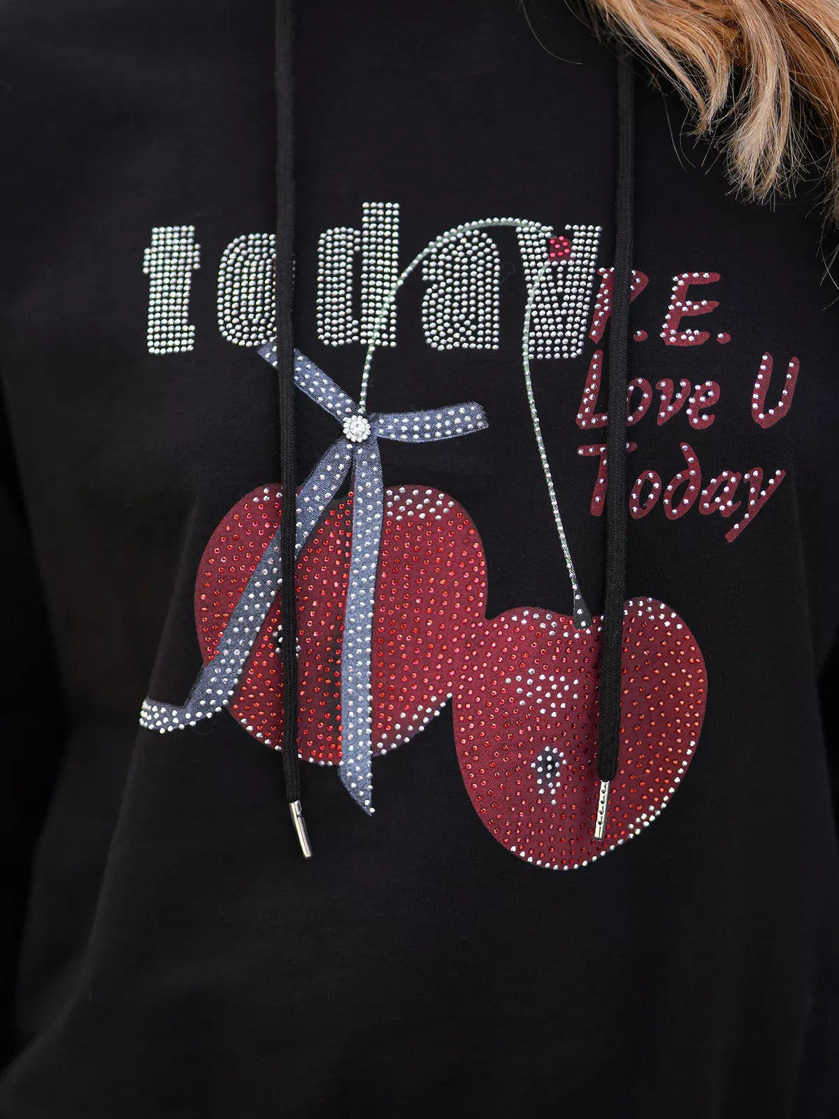 Moteriškas juodas džemperis Today