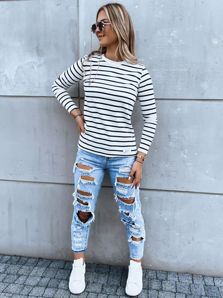 Moteriška balta palaidinė Bluejay