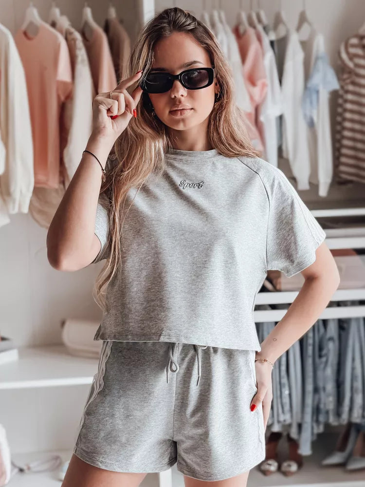 Moteriškas pilkas komplektas Sport