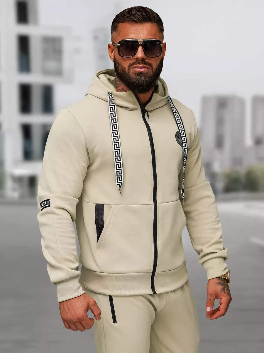 Vyriškas rusvas sportinio kostiumo komplektas Lion