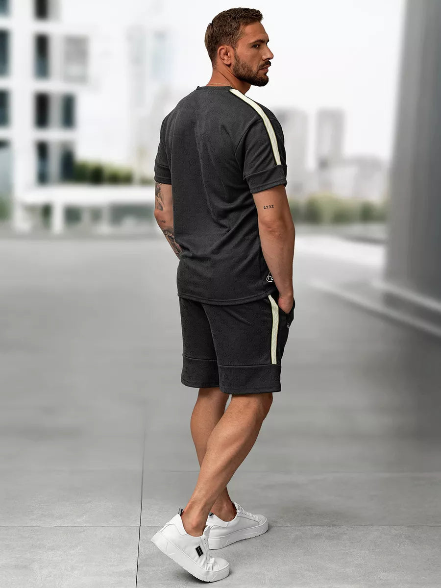 Vyriškas tamsiai pilkas komplektas What