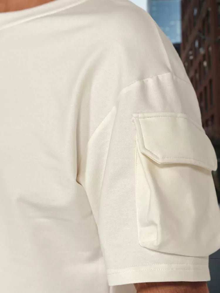 Vyriškas baltas sportinis komplektas Track