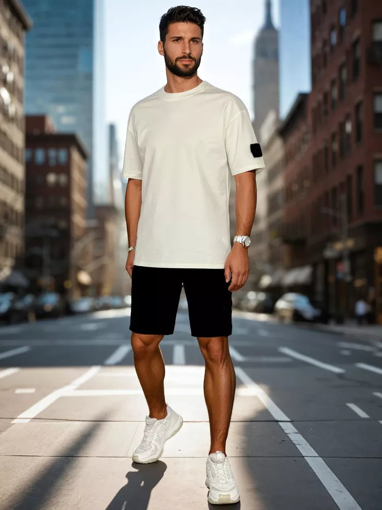 Vyriškas baltas komplektas Summer