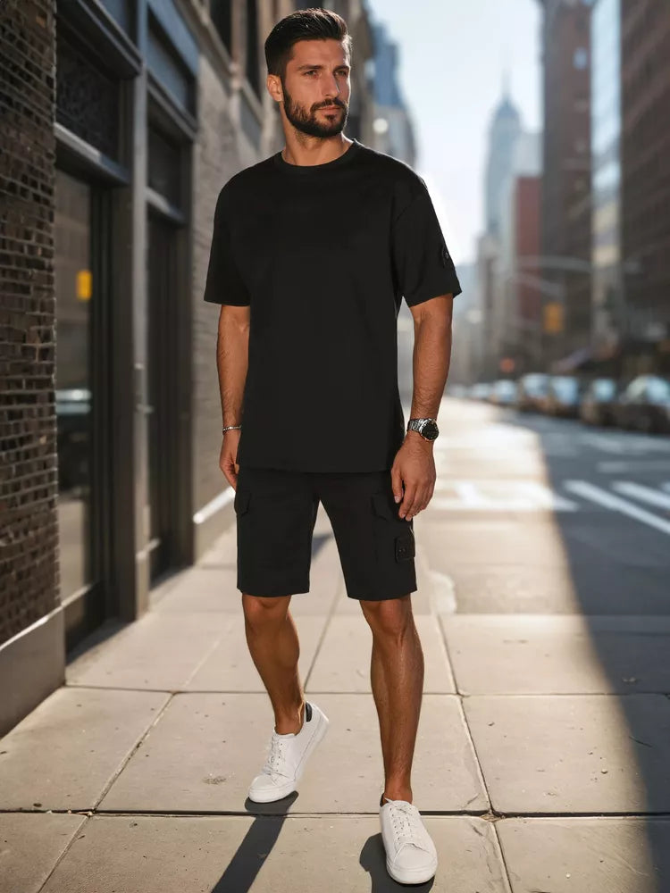 Vyriškas juodas komplektas Summer