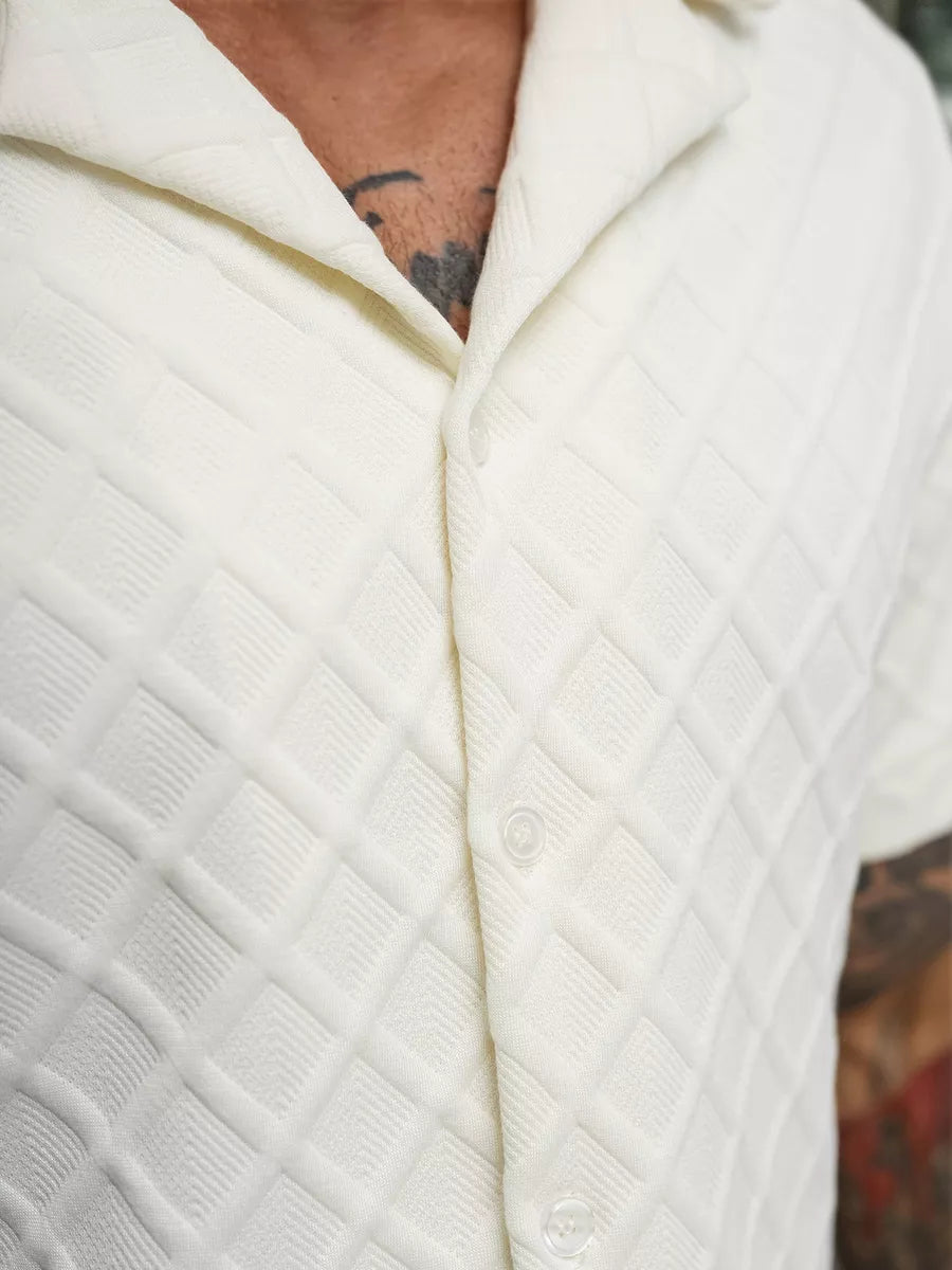 Vyriški trumparankoviai balti marškinėliai Fargo