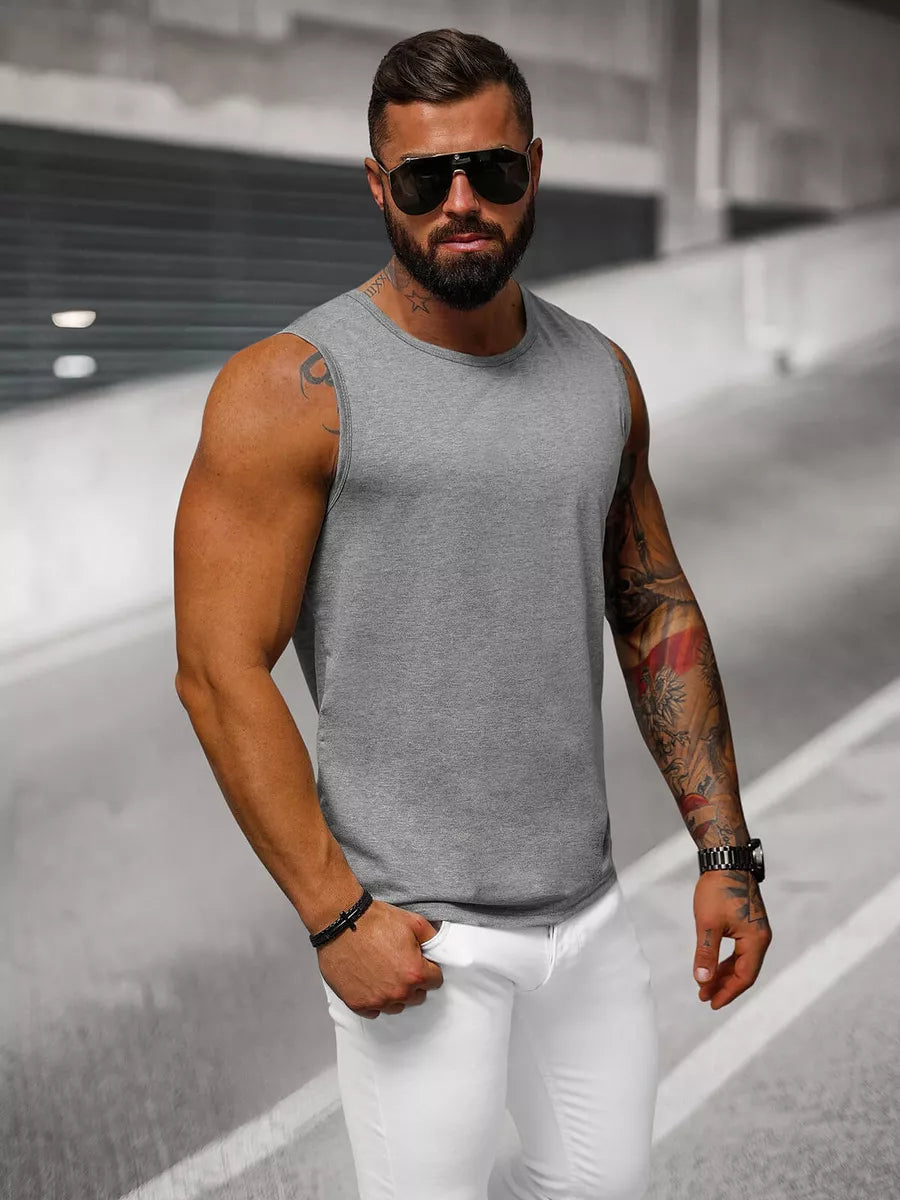 Berankoviai tamsiai pilki vyriški marškinėliai Look
