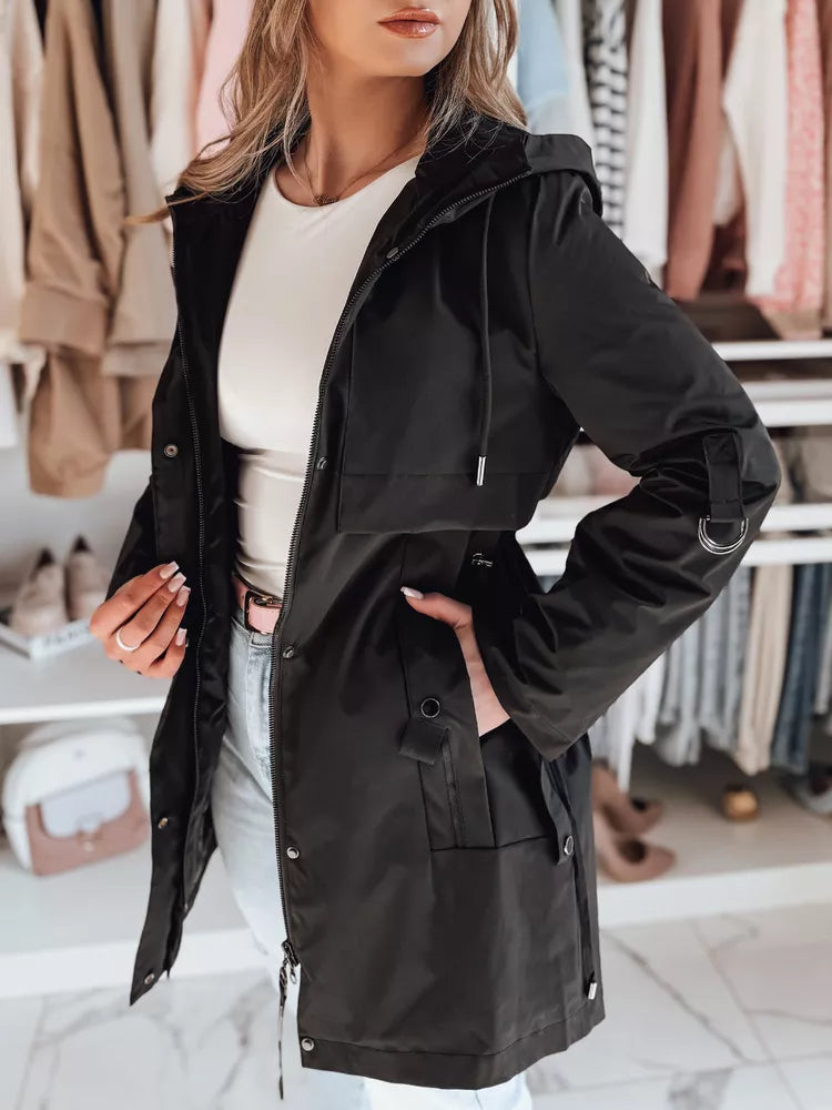 Juoda moteriška striukė Modo