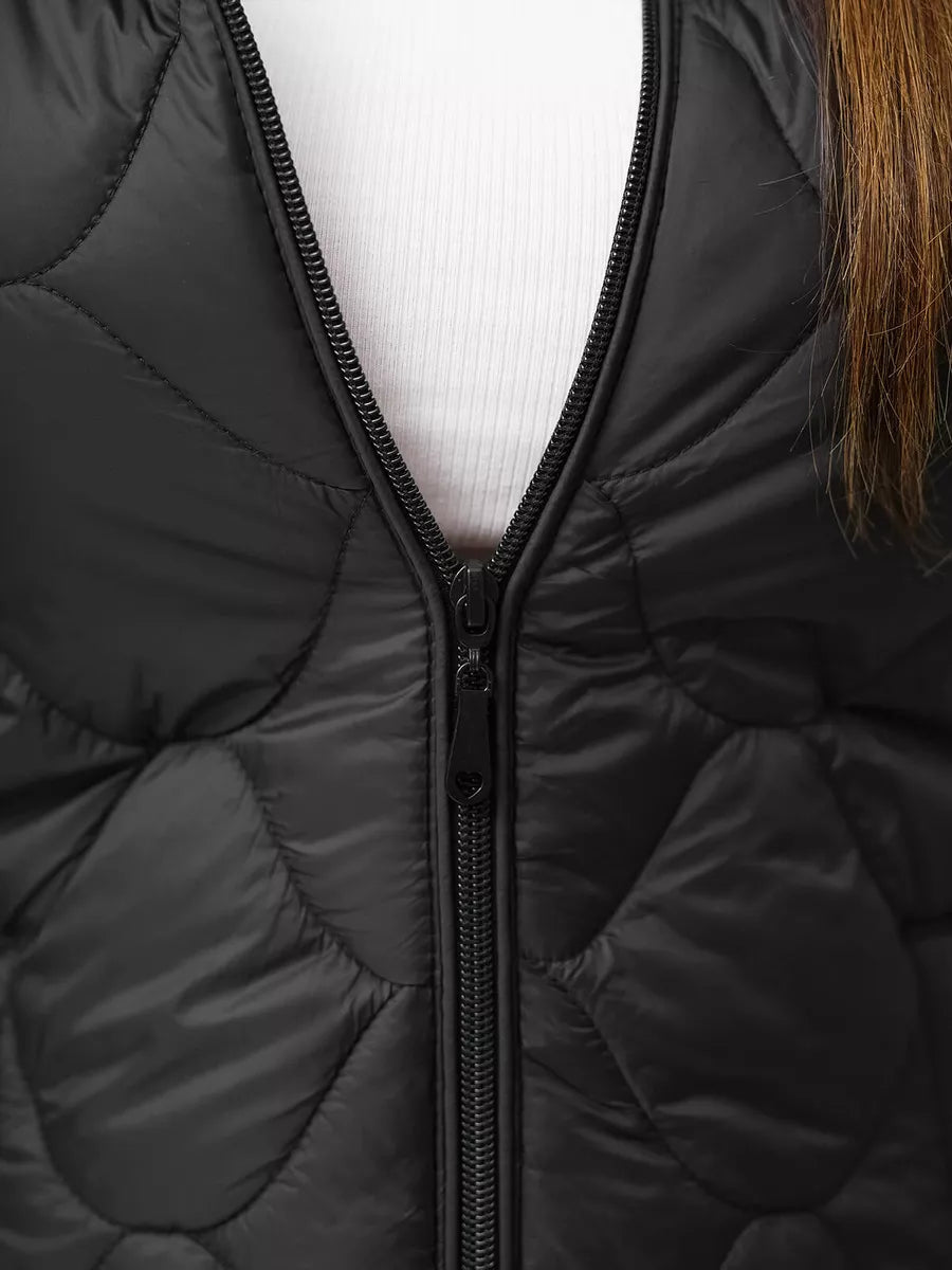 Juoda moteriška striukė Romin