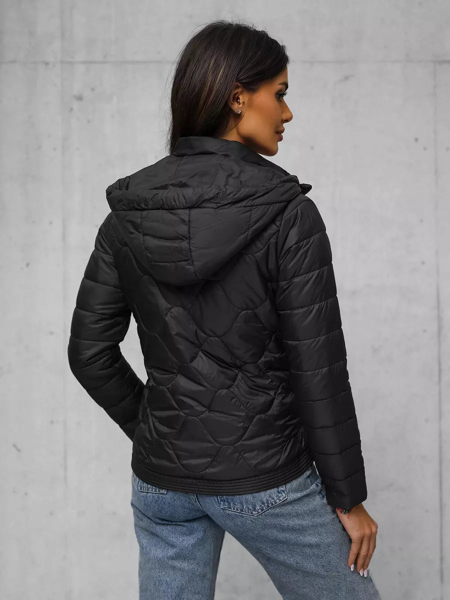 Juoda moteriška striukė Romin