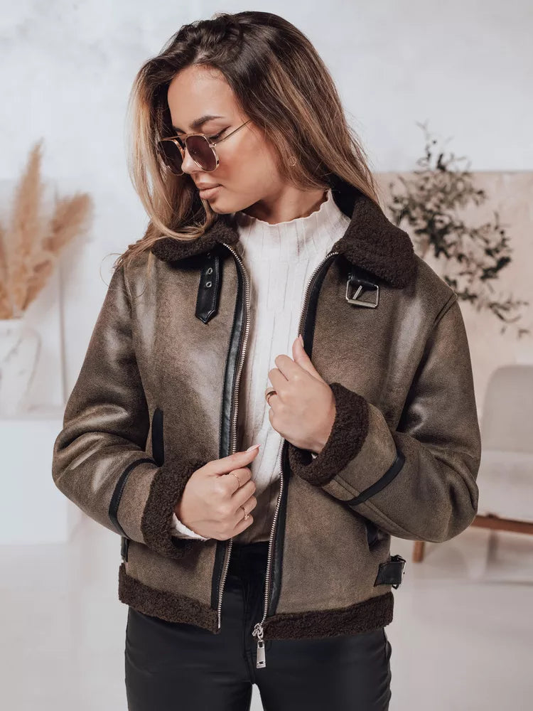 Moteriška ruda striukė Mira